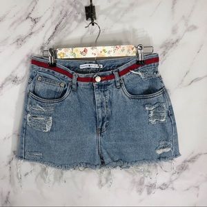 Tommy Hilfiger Vintage Cutoff High Rise Mom Shorts